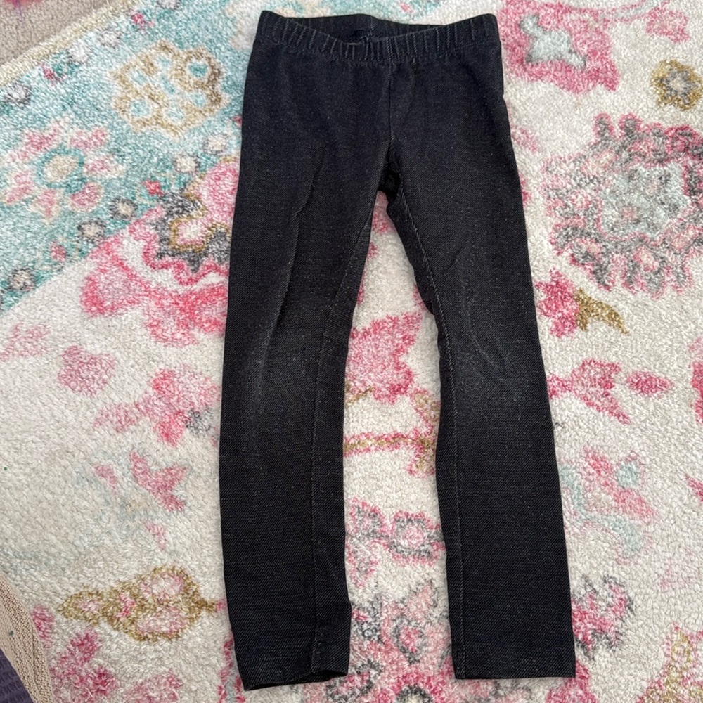 Cat and Jack XS 4/5 Jean leggings girls